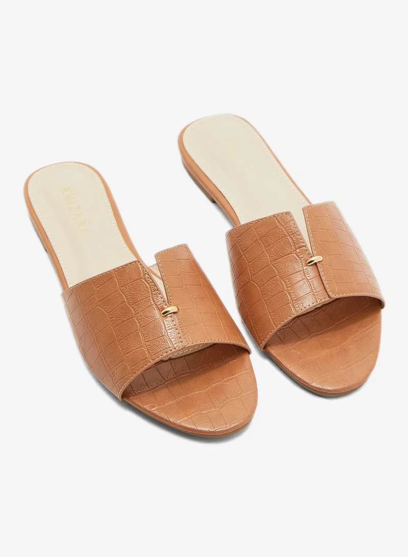 Khizana Croc Slide On Sandals