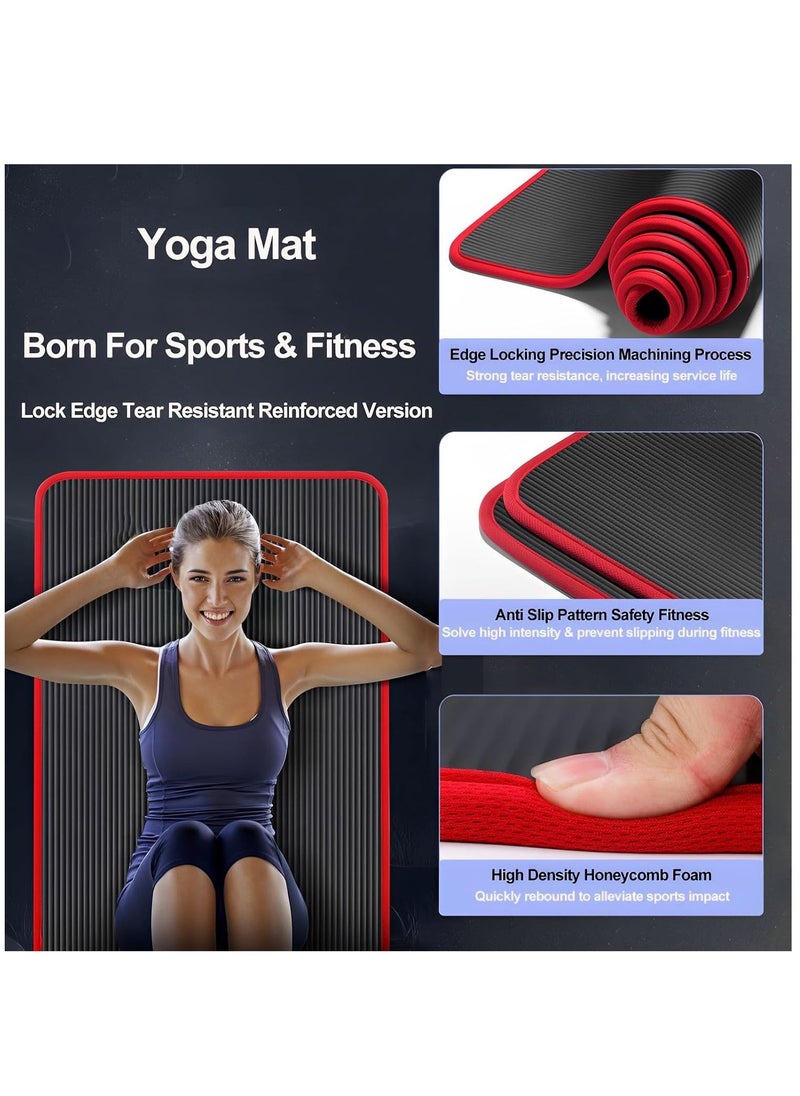 Rock Pow Automatic Rebound Abdominal Wheel, Non-slip Abdominal Exerciser with Yoga Mat, Ab Roller Wheels Gym Accessories for Men Women Abdominal and Core Strength Training - Image 3