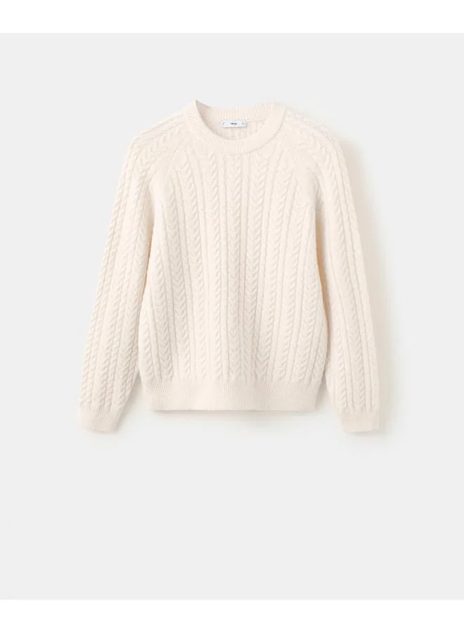 Mango Man  Braided knitted sweater for Men | Best Price UAE