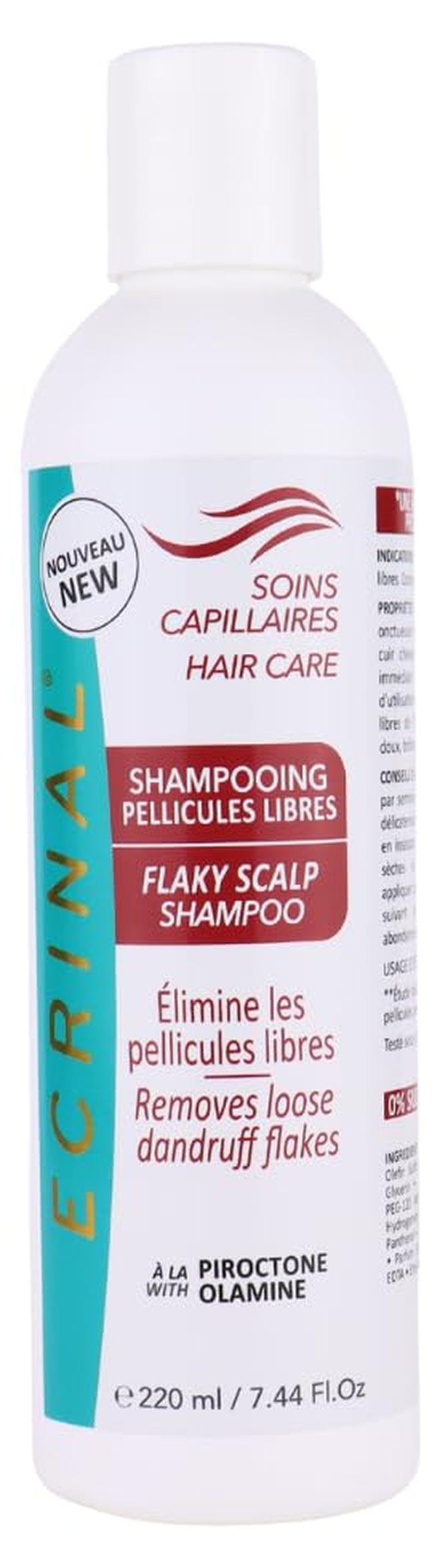 Ecrinal شامبو إكرينال لفروة الرأس المتقشرة 220 مل - يقضي على قشرة الرأس المتساقطة مع بيراتون أولامين ودي-بانثينول - خالي من الكبريتات والبارابين ولطيف على فروة الرأس الحساسة