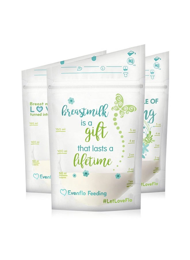 Evenflo Feeding Advanced Breast Milk Storage Bags For Breastfeeding 5 Ounces (25 Count)  - Image 1