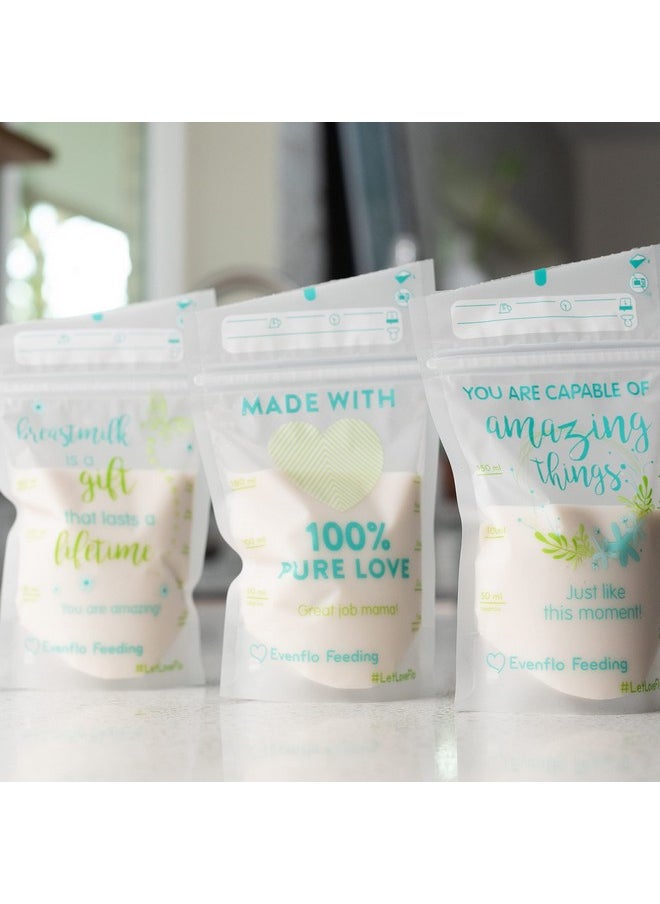 Evenflo Feeding Advanced Breast Milk Storage Bags For Breastfeeding 5 Ounces (25 Count)  - Image 5