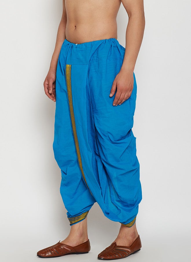 SOJANYA Blue Dhoti Pants - Image 2