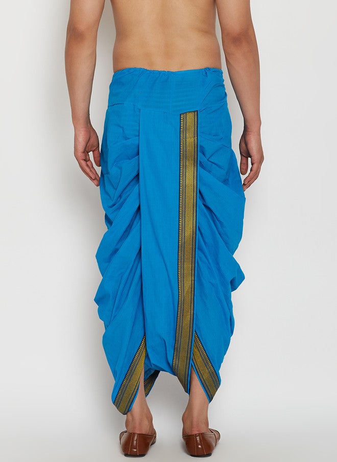 SOJANYA Blue Dhoti Pants - Image 3