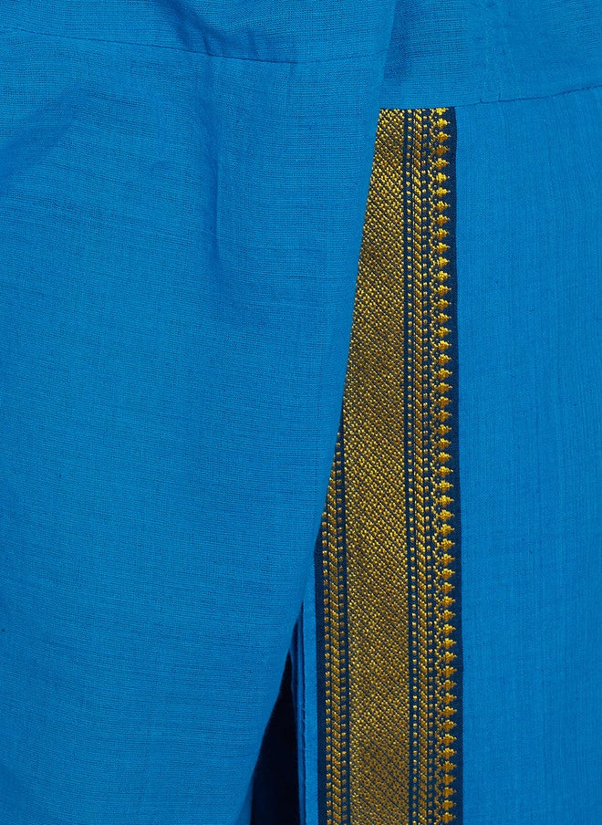 SOJANYA Blue Dhoti Pants - Image 4