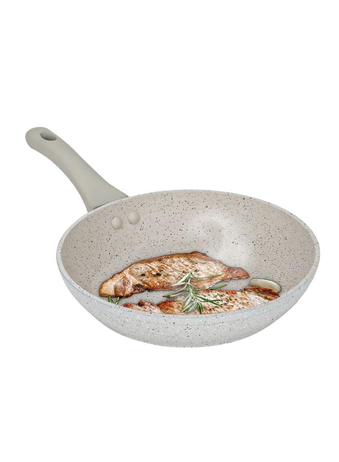 Rocky Granite Frying Pan 18 Cm Cream - Image 1