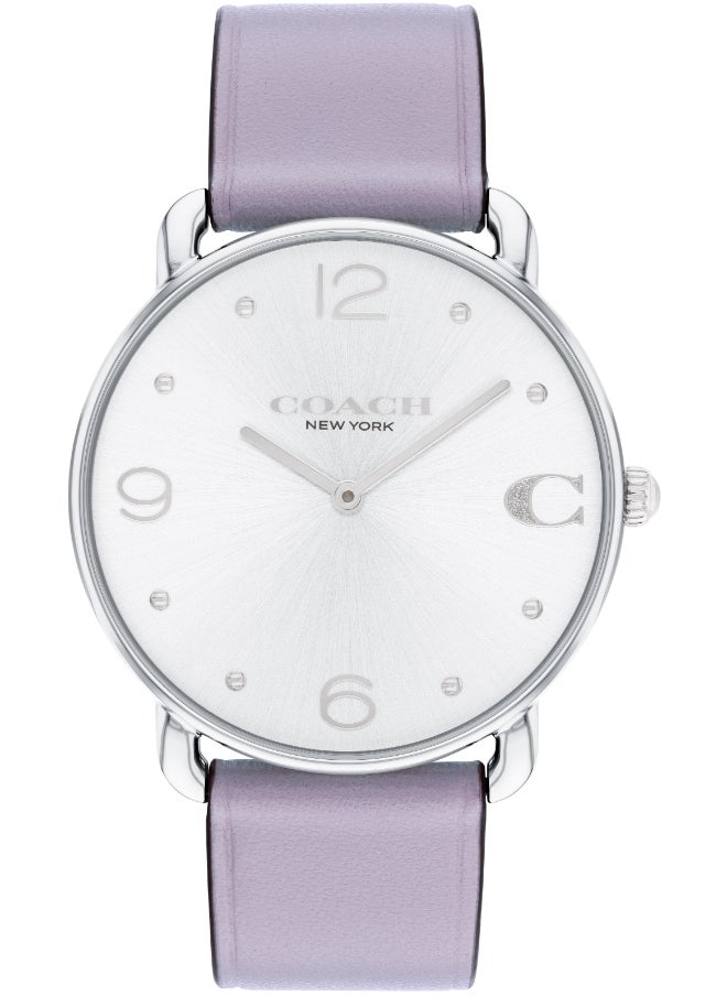 COACH Women's White Dial Analog Quartz Watch 36 - 14504286 