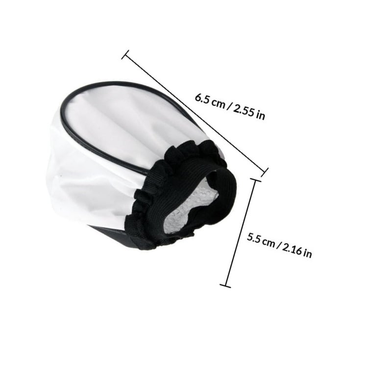 White Flash Diffuser Soft Light Cover 2 Pack For DSLR Speedlight Studio Outdoor - Image 3