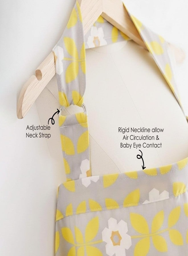 BabyMoo Baby Moo Nursing Cover for Feeding Moms | Breathable Soft Cotton Nursing Cover for Breast Feeding | Multi Use Breast Feeding Cover for Mothers | Feeding Apron for Moms - Image 3
