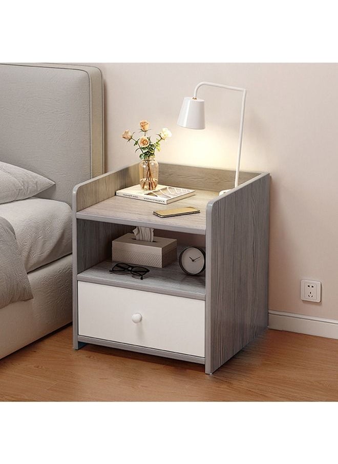 NKX - Home Bedside Storage Cabinet With Drawer And Shelf - Image 1