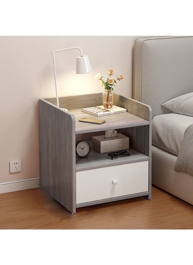 NKX - Home Bedside Storage Cabinet With Drawer And Shelf - Image 1