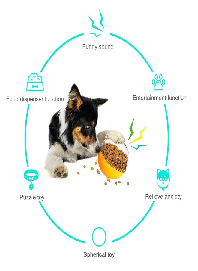 Monotre Dog Treat Ball, Interactive Squeaky Mental Stimulation Toys, Slow Feeder Puzzle Toys for Medium/Large Dog Breeds - Image 2