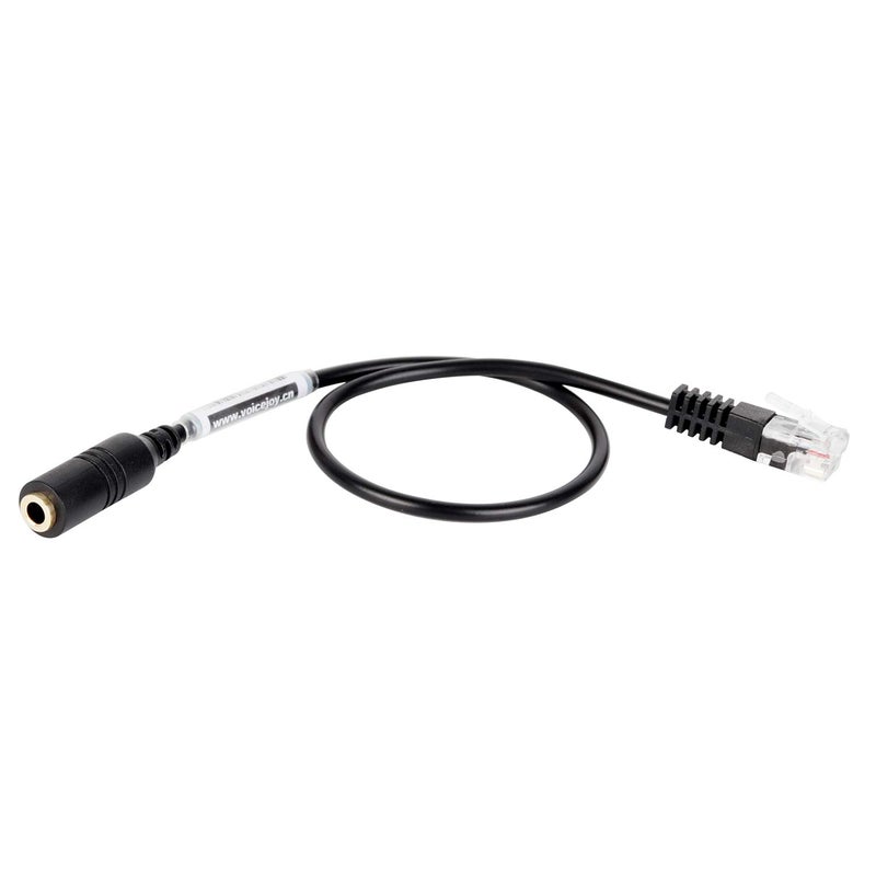 VoiceJoy كابل محول سماعة هاتف ذكي VoiceJoy 3.5mm إلى RJ9 - محول سماعة 3.5mm إلى هواتف المكتب IP - Image 4