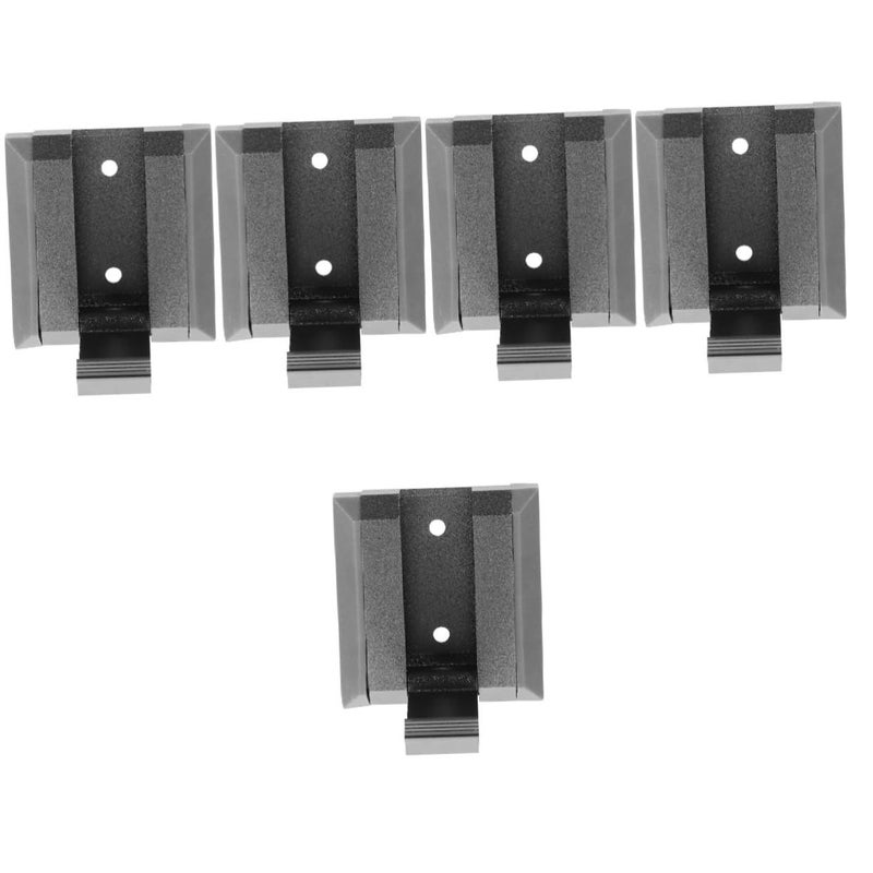 Bathroom Space Saving Towel Hooks 5 Pack Easy Install Modern Wall Hangers - Image 2