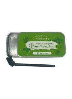 RIALBEAUTY Colorless And Lasting Nature Brow Styling Soap Aloe Vera 10 g  - Image 1