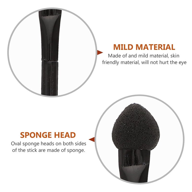 30Pcs Dual-ended Eyeshadow Sponge Sticks for Eye Makeup Oval Tips for Comfortable Application with Strong Adhesion for Beginners and Daily Use - Image 4