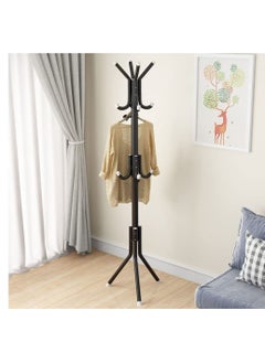 Coat Stands Coat Racks Large Hanger with Shoe Rack Standing Metal Coat Rack Hat Hanger Multiple Hooks Space Saving Umbrella Tree Stand Coat Umbrella Stand hat Shoe Rack Metal