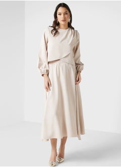 Khizana Balloon Sleeve Top & Skirt Set  - Image 5