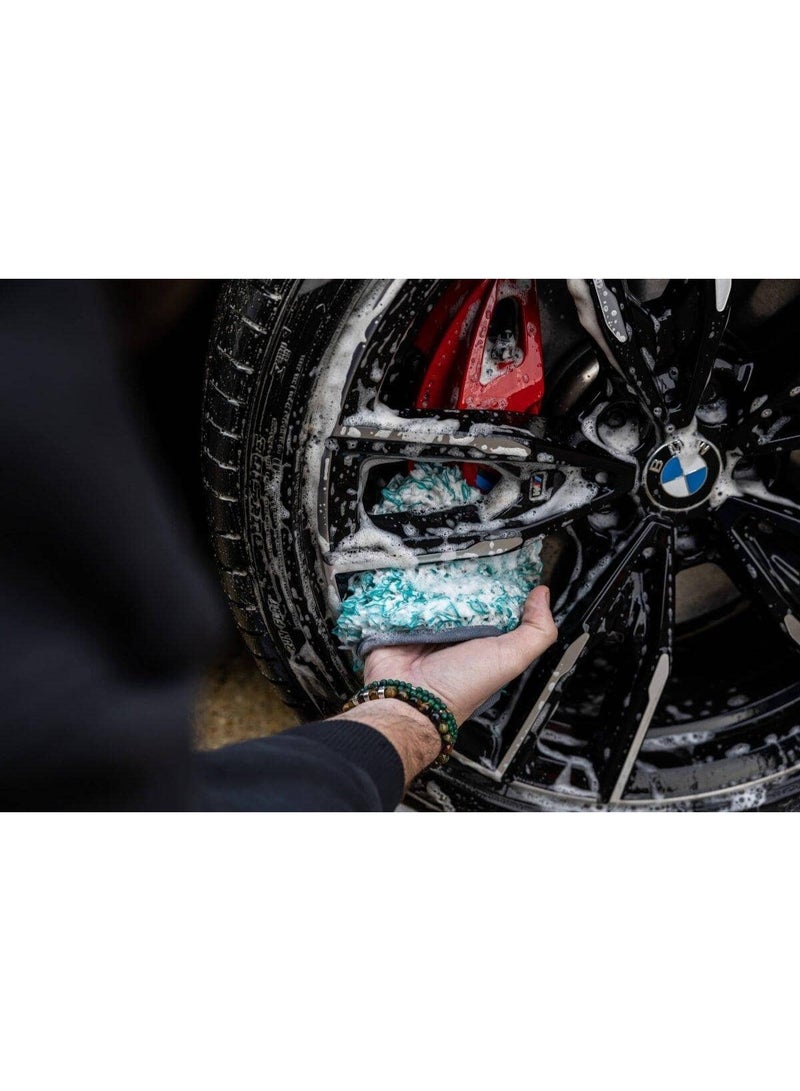 أوتو فينيس قفاز تنظيف عجلات أوتو فينيس الفاخر المصنوع من الألياف الدقيقة - قفاز فائق النعومة لتنظيف العجلات | قفاز من الألياف الدقيقة مقاوم للخدوش للعجلات، والجنوط، والأسلاك، والمناطق التي يصعب الوصول إليها | ملحق تنظيف احترافي - Image 3