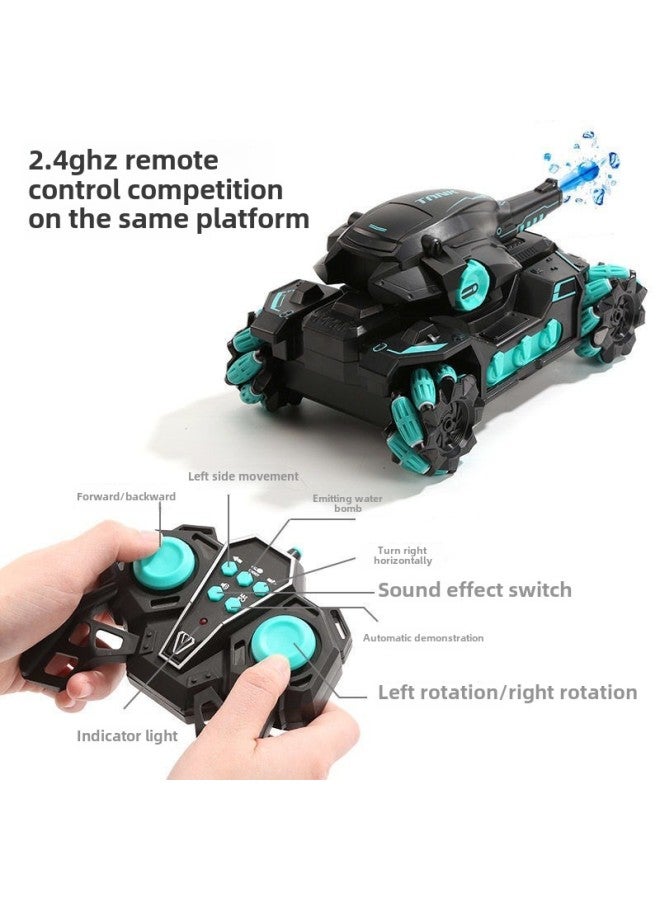 Shangjian Four-wheel Drive Deformation Induction Remote Control Boy Gesture Stunt Climbing Spray Wholesale-Color:386 Brown Light Music -Specifications: 35 Minutes Of Battery Life  - Image 2