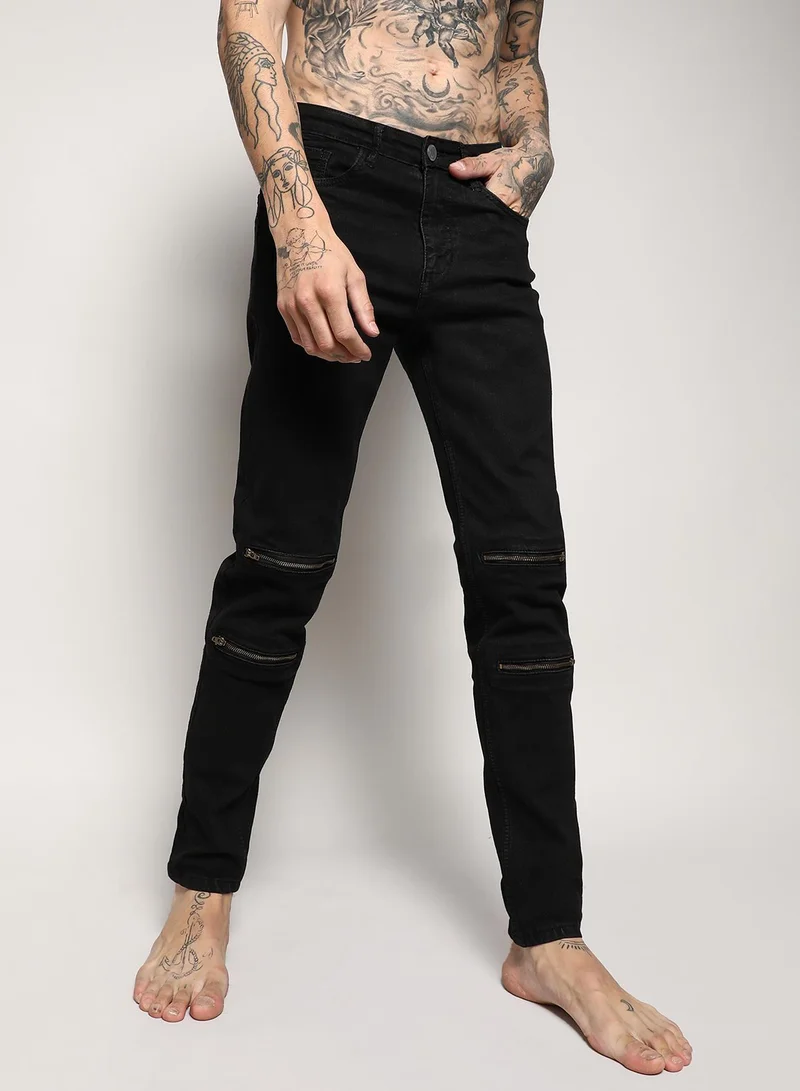 كامبوس سوترا بنطال جينز رجالي من قماش الدنيم بقصة ضيقة