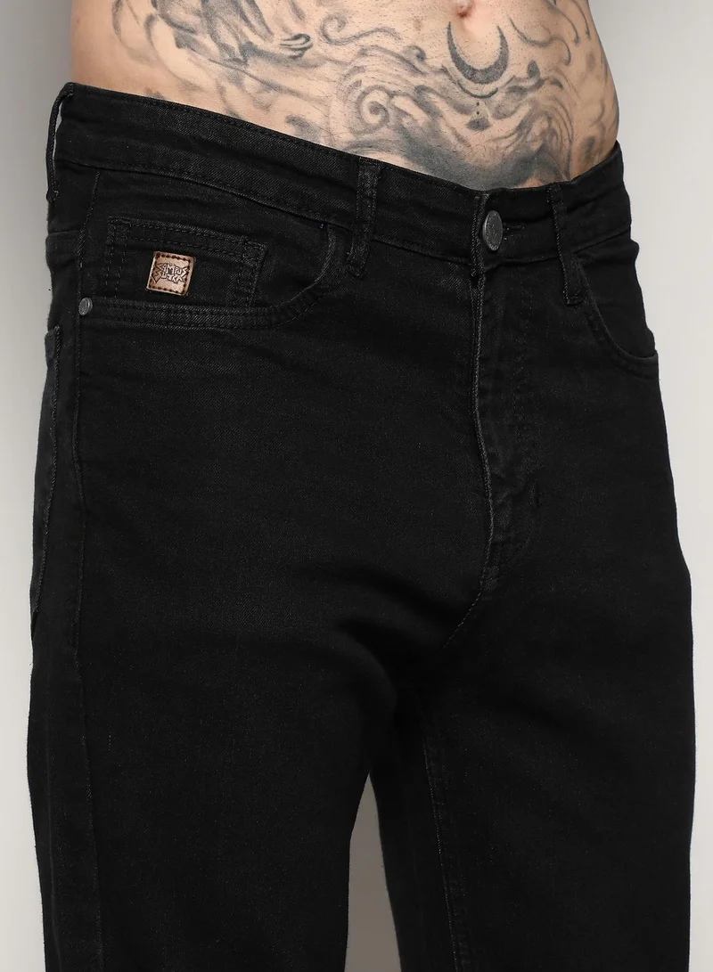 Campus Sutra  Men's Zip Detail Slim Fit Denim Jeans for Men | Best Price UAE