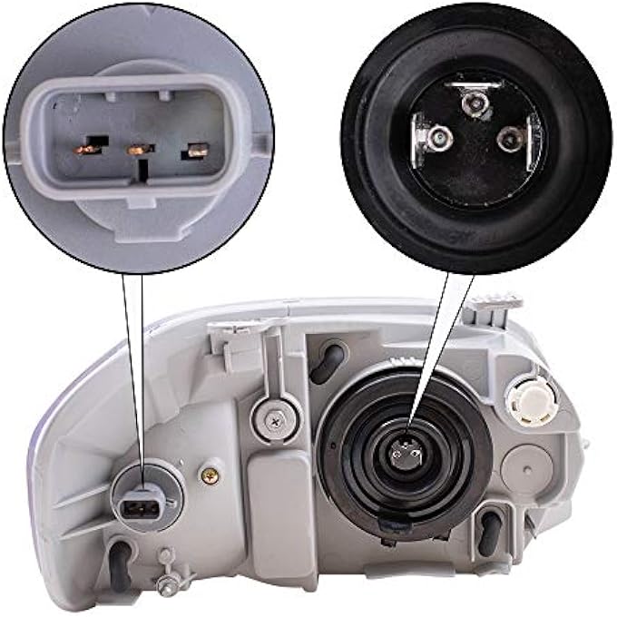 بروك مصباح أمامي بديل للسائق متوافق مع سيارة أفيو سيدان موديل 2007-2011، مصباح أمامي أيسر مع غطاء رقم 96650525 - Image 5