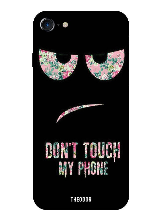 Theodor Protective Case Cover For Apple Iphone SE 2022 Dont Touch My Phone Floral - Image 1