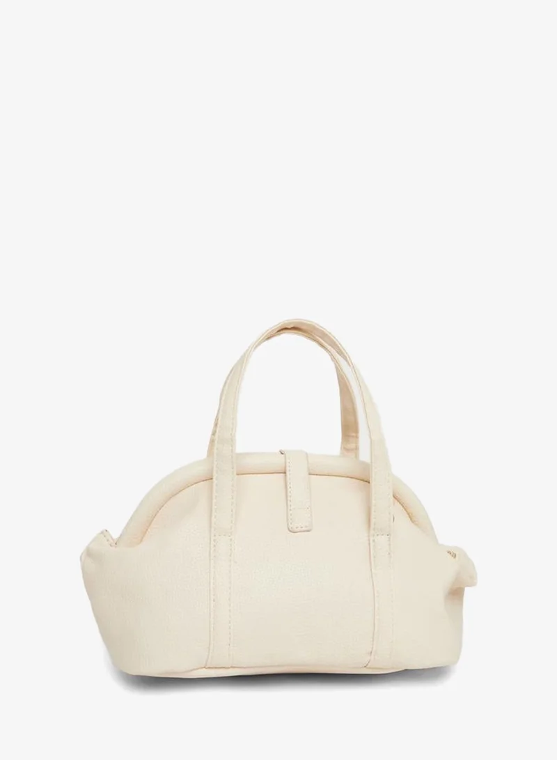 Styli  Women Off White Dome Satchel Handbag for Women | Best Price UAE