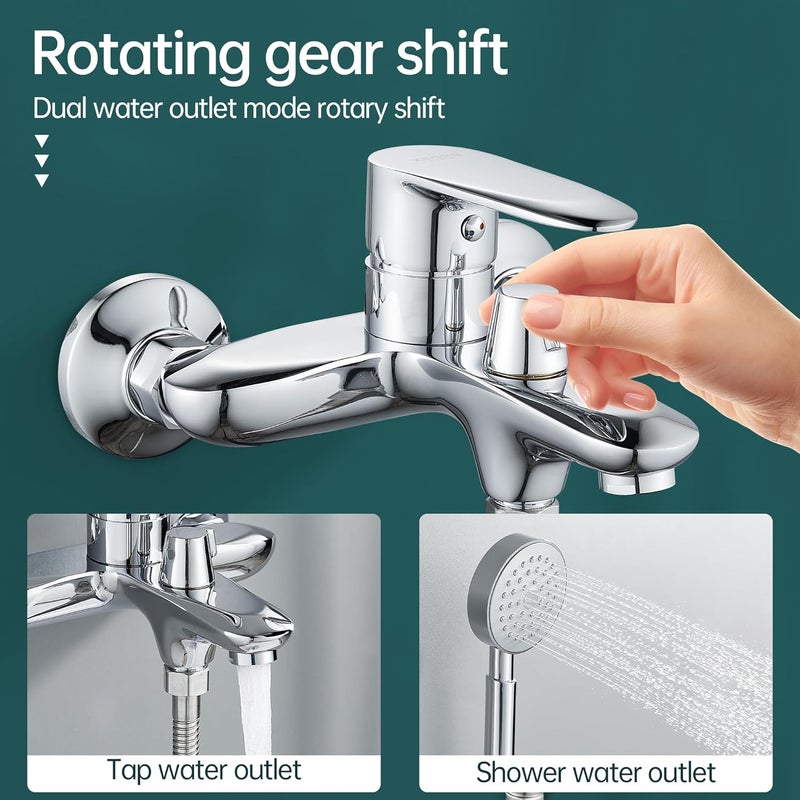 BRIMIX خلاط دش مع رأس دش محمول - Image 4