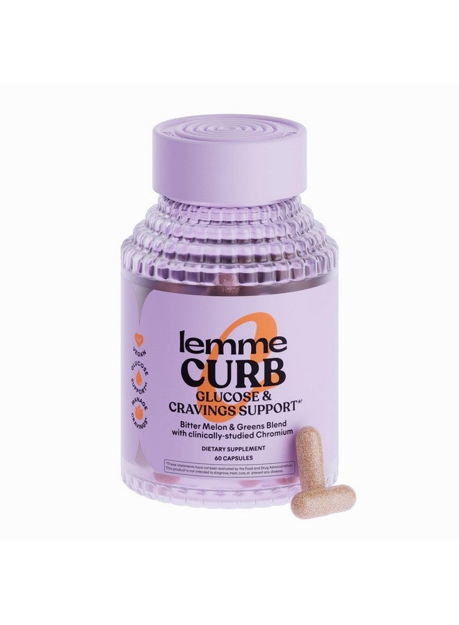 Lemme ليم مي كيرب كريفينغز، تحسين استقلاب الكربوهيدرات، دعم إدارة الوزن مع الكروم بيكولينات المدروسة سريرياً، البطيخ المر، قرفة سيلون ومزيج الخضروات خالي من الأدوية (إمداد لمدة 30 يوم)  - Image 1