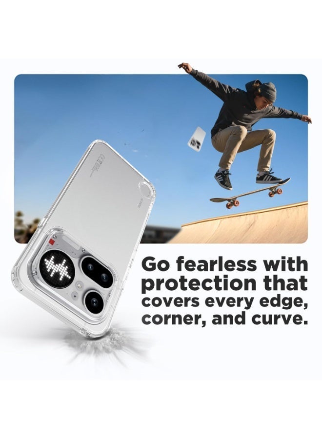 Crystal Clear Back Cover Case for Nothing Phone 4a Pro 5G Shock Proof Design Transparent Back Cover Case for Nothing Phone 4a Pro 5G - Image 4