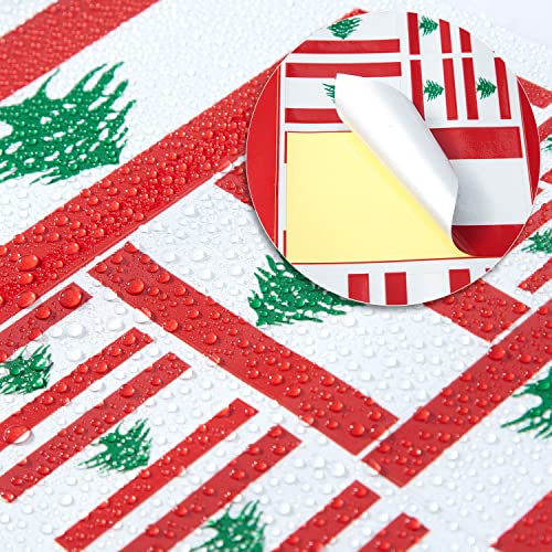 CANTENDO 3Pack Lebanon Flag Decal Lebanese Flags Reflective Vinyl Car Stickers for Car Window Bumper Waterproof Sticker 12 x 85 Inch - Image 5