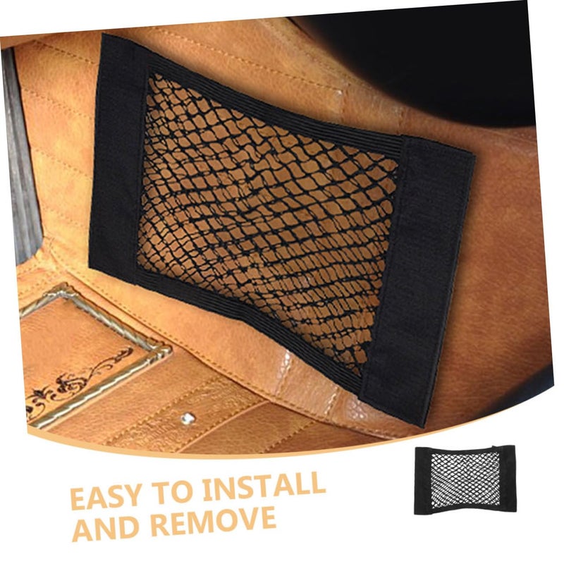 2Pcs Black Double Layer Mesh Cargo Net Car Trunk Organizer For SUV Camping Accessories - Image 4