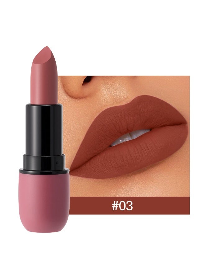 يابوليان أحمر شفاه غير لامع مقاوم للماء - لا يتلاشى، مقاوم للتقبيل، لون شفاه يدوم طويلاً - Image 5