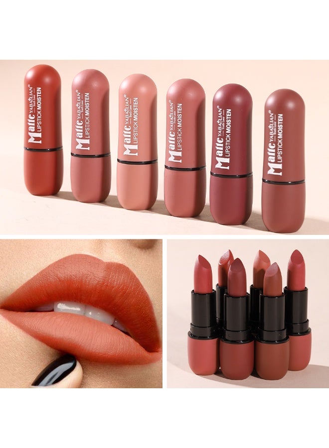 يابوليان أحمر شفاه غير لامع مقاوم للماء - لا يتلاشى، مقاوم للتقبيل، لون شفاه يدوم طويلاً - Image 2