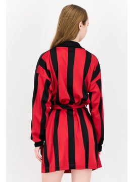 Adidas Women Loose Fit Long Sleeve Outdoor Jersey Dress, Multicolor  - Image 3