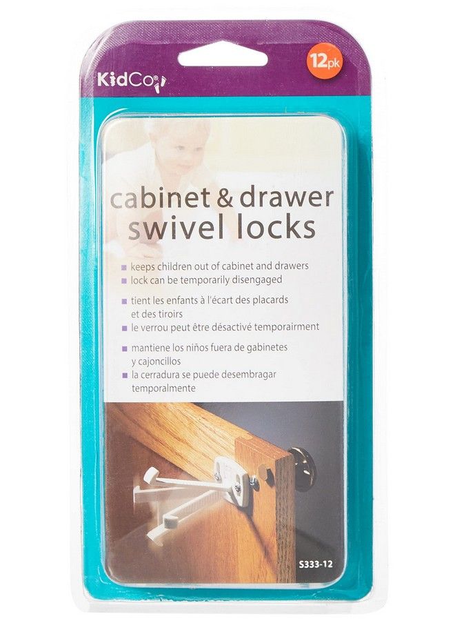 Kidco 12 Count Swivel Cabinet And Drawer Lock - Image 2