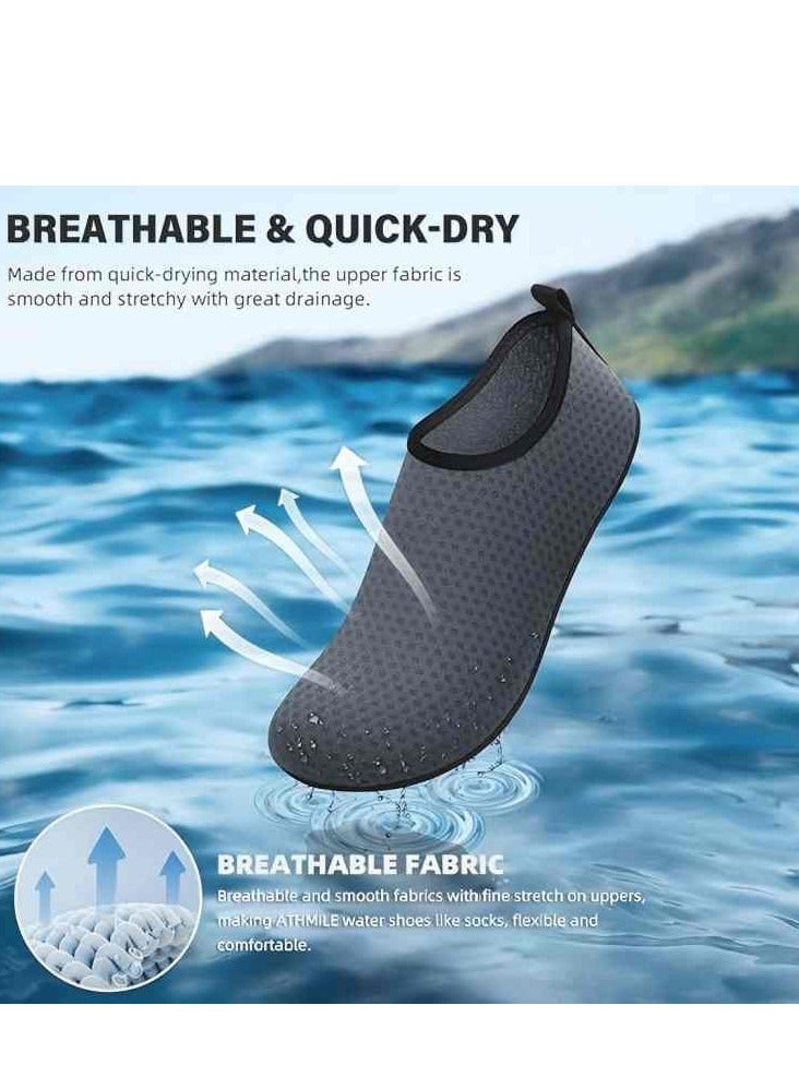 Generic Beach water shoes, quick-drying water socks, swimming beach yoga wear sports, camping accessories equipment, pool park, suitable for women, men, adults - Image 2