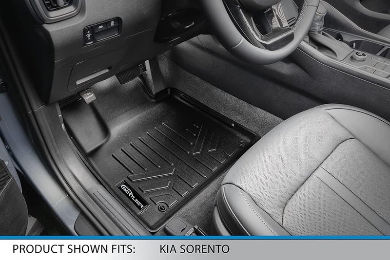 SMARTLINER Custom Fit 3 Row Floor Mats & Cargo Liner for 2021 Kia Sorento (2nd Row Bench Seat) - Image 2