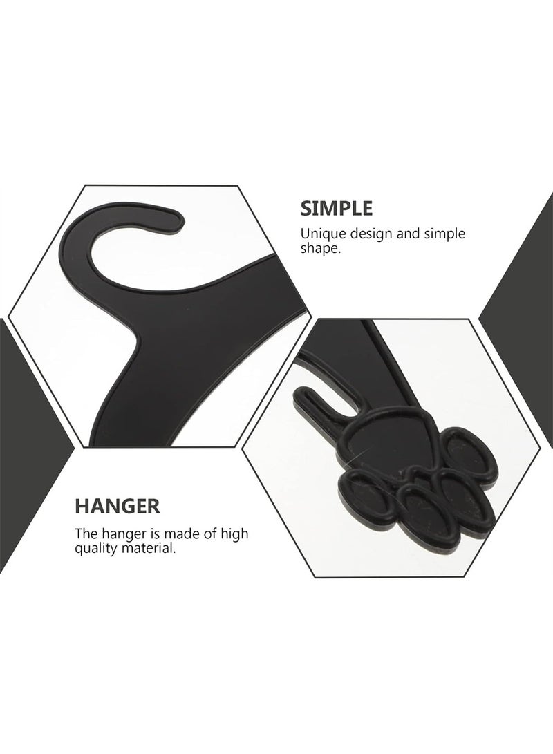 KASTWAVE Pet Clothes Hanger, 10Pcs Plastic Anti- Skid Pet Clothes Rack, Lovely Flexible Strong Paw Print Mini Pet Hangers Dog Clothes Accessories for Dog Pet Puppy Cat Clothes - Image 4