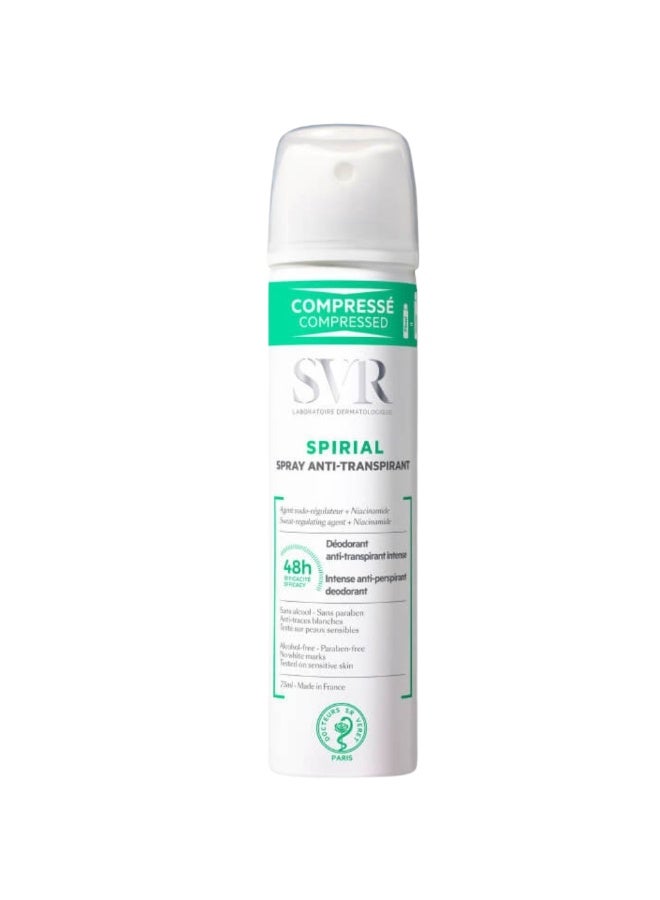 SVR Spirial Anti-Perspirant Spray Dry Effect 75ml - Image 1