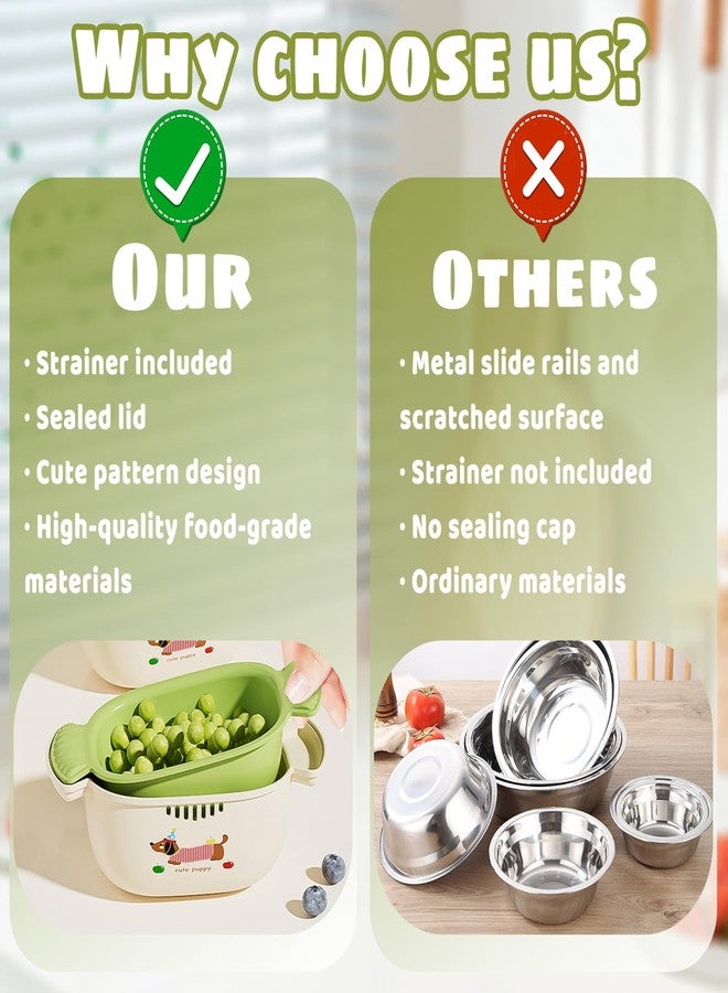 Dancepanda Colanders & Food Strainers for Kitchen,Pasta Strainers and Colanders,Collander - Image 4