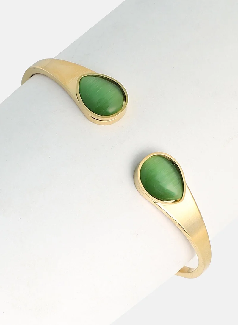 SOHI Teardrop Cuff Artificial Bracelet Jewellery