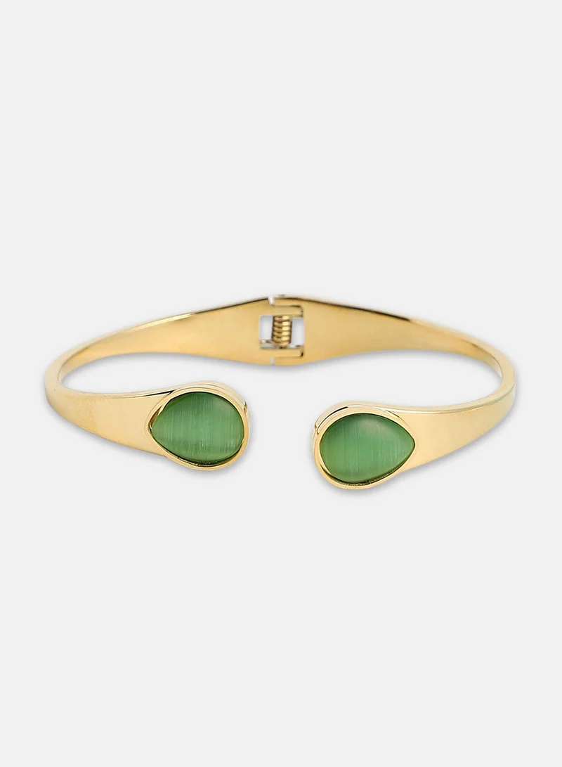 SOHI Teardrop Cuff Artificial Bracelet Jewellery