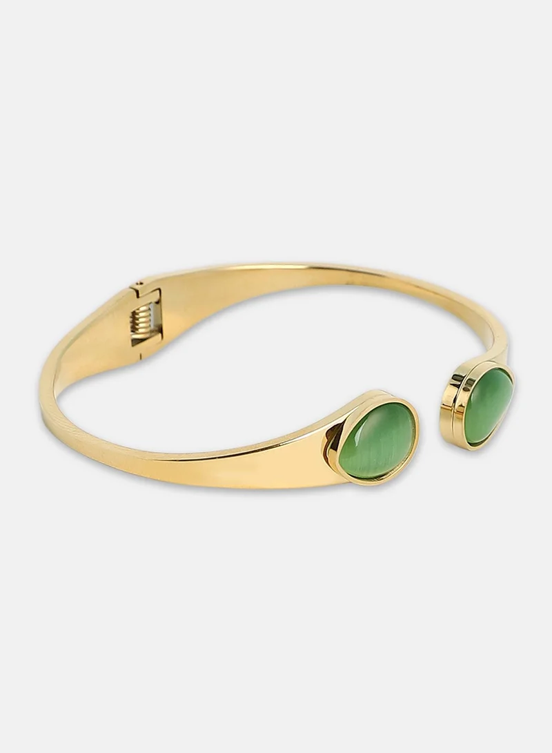 SOHI Teardrop Cuff Artificial Bracelet Jewellery