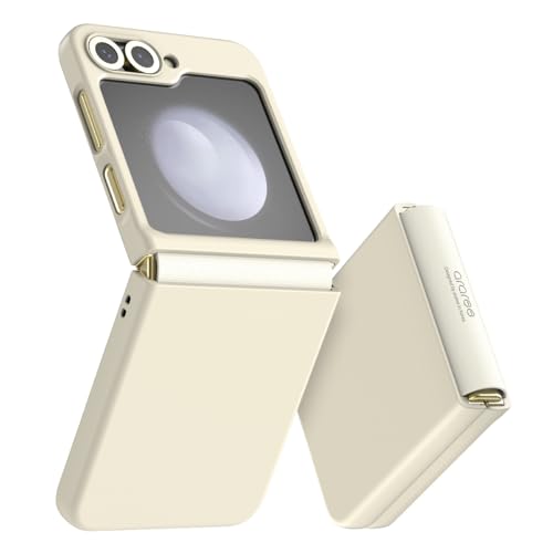 araree Aero Flex for Galaxy Z Flip 6 Case with Hinge Protection, Slim Protective Cover (PC) with Hinge Protector (TPU), Compatible with Galaxy Z Flip 6 5G (Cream, Z Flip 6) - Image 1