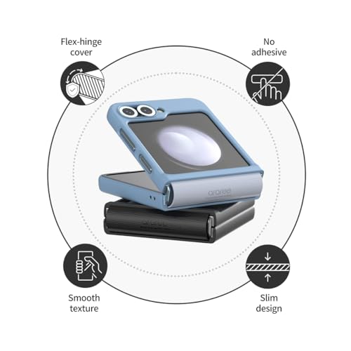 araree Aero Flex for Galaxy Z Flip 6 Case with Hinge Protection, Slim Protective Cover (PC) with Hinge Protector (TPU), Compatible with Galaxy Z Flip 6 5G (Cream, Z Flip 6) - Image 3