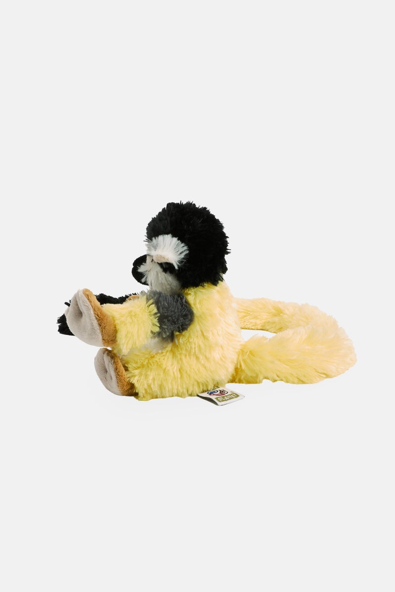 Nature Planet لعبة قماشية صفراء من قرد السنجاب ذو الذيل الطويل - Image 2