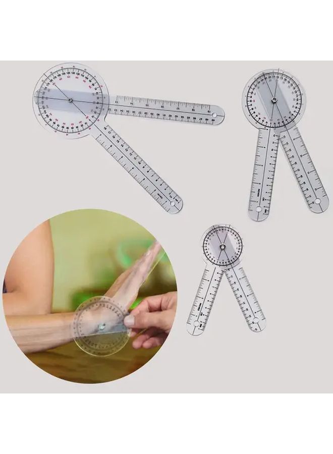 6pcs Medical Ruler Protractor Set for Home Decorative and Household Use - Image 4